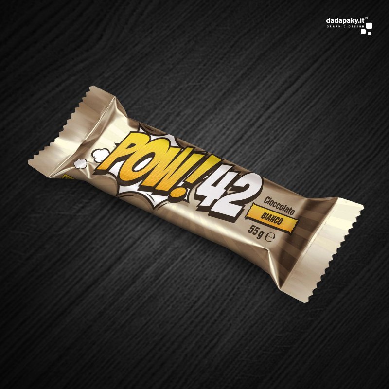 Vendita online INTEGRATORE ALIMENTARE BARRETTA PROTEICA 23G PROTEINE  POW!42 55G CIOCCOLATO BIANCO costo  2,00 €  spedizione in 24h