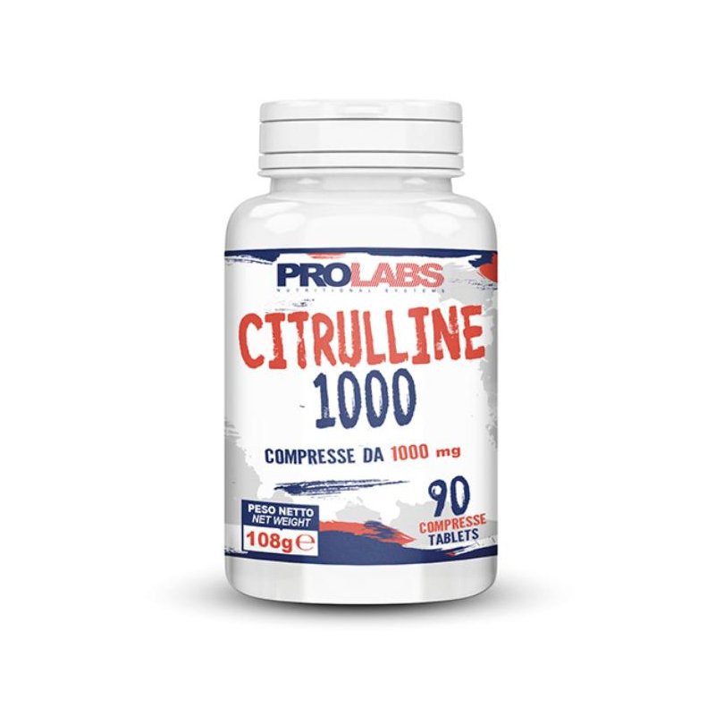 Vendita online INTEGRATORE PER LO SPORT CITRULLINE 1000 90 COMPRESSE costo  15,00 €  spedizione in 24h