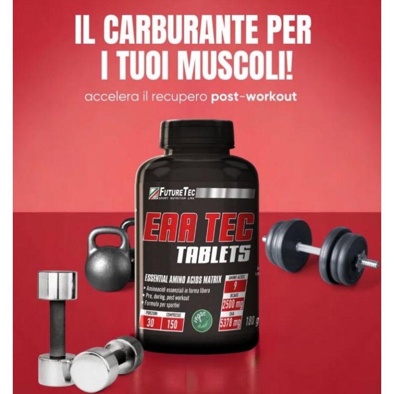 Vendita online INTEGRATORE PER LO SPORT EAA TEC 150 COMPRESSE costo  25,00 €  spedizione in 24h