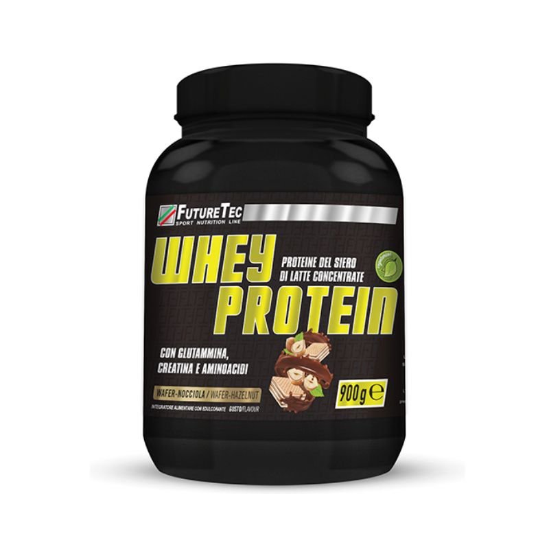Vendita online INTEGRATORE ALIMENTARE WHEY PROTEIN 900G WAFER-NOCCIOLA costo  35,00 €  spedizione in 24h