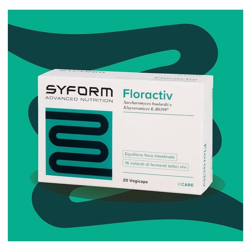 Vendita online INTEGRATORE ALIMENTARE FLORACTIV 20 CAPSULE NEW costo  18,00 €  spedizione in 24h