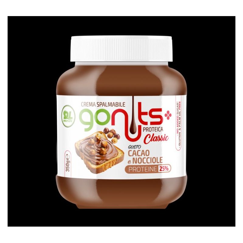 Vendita online INTEGRATORE ALIMENTARE GO NUTS 350G CACAO e NOCCIOLA costo  8,00 €  spedizione in 24h