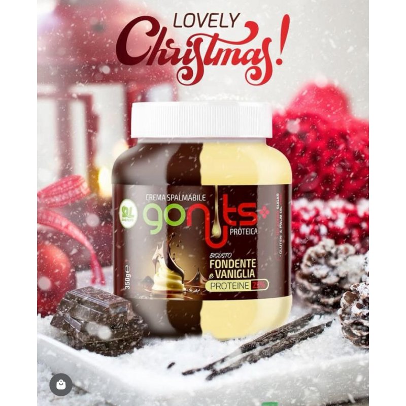 Vendita online INTEGRATORE ALIMENTARE GONUTS! 350G FONDENTE e VANIGLIA costo  8,00 €  spedizione in 24h