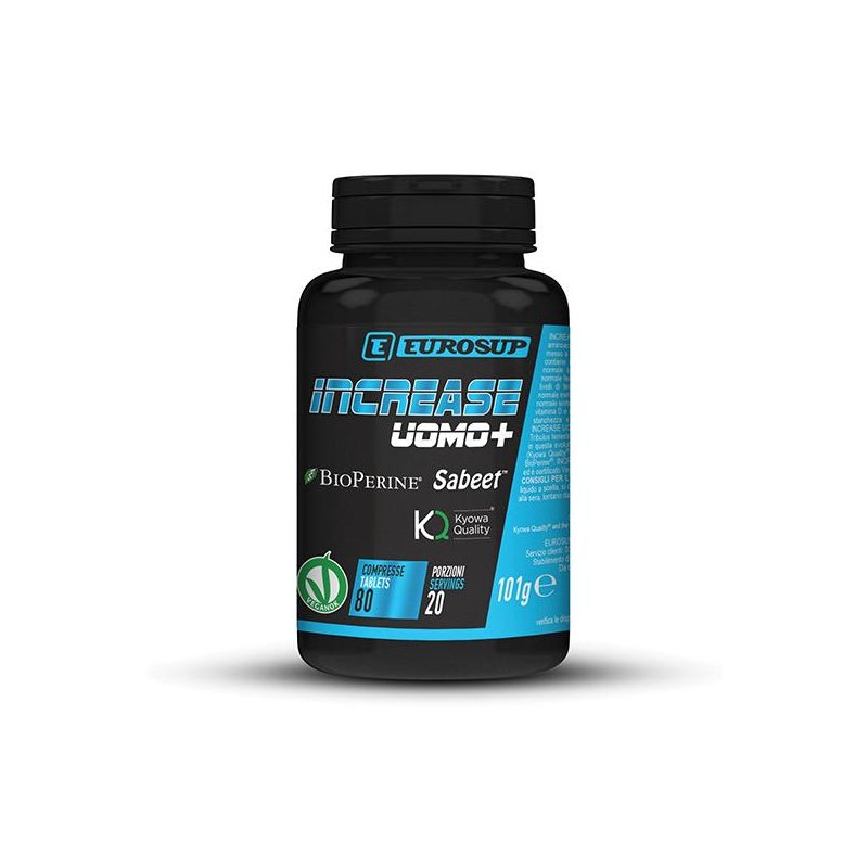Vendita online INTEGRATORE ALIMENTARE INCREASE UOMO+ 80 COMPRESSE costo  30,00 €  spedizione in 24h