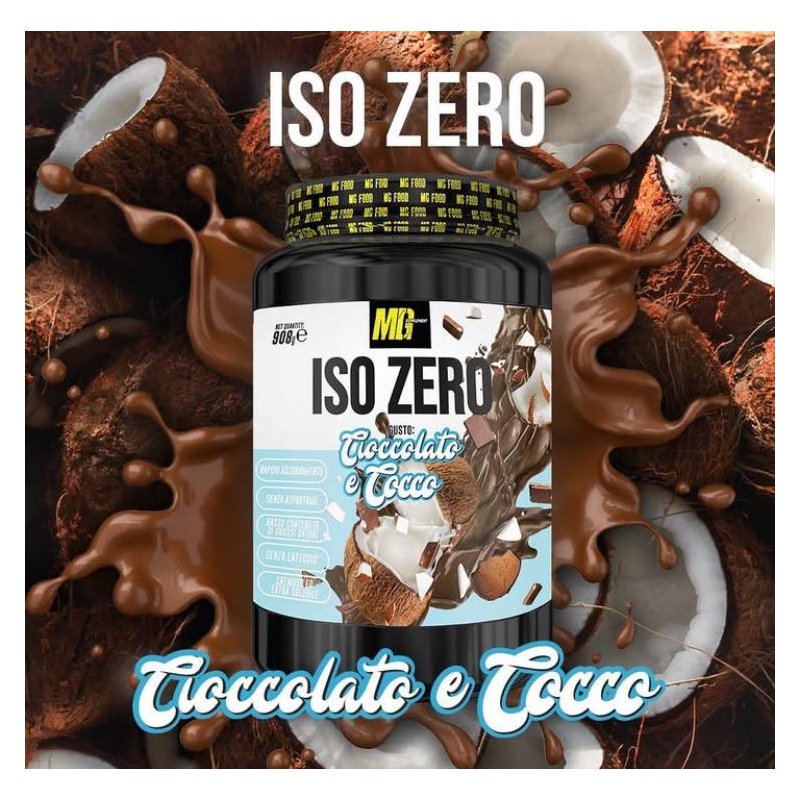 Vendita online INTEGRATORE ALIMENTARE ISO ZERO 908G CIOCCOLATO E COCCO costo  40,00 €  spedizione in 24h