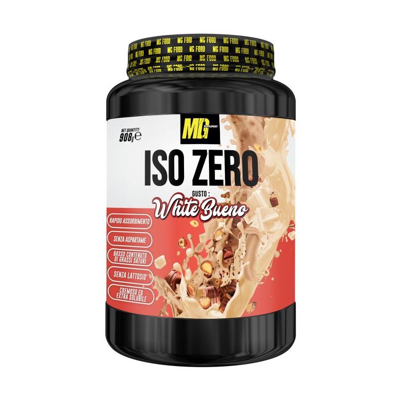Vendita online INTEGRATORE ALIMENTARE ISO ZERO 908G WHITE BUENO costo  40,00 €  spedizione in 24h
