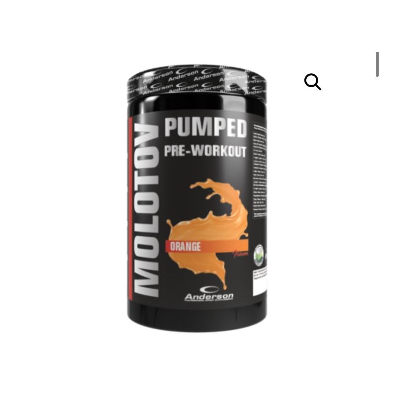 Vendita online INTEGRATORE PER LO SPORT MOLOTOV PUMPED 600G ORANGE costo  29,00 €  spedizione in 24h