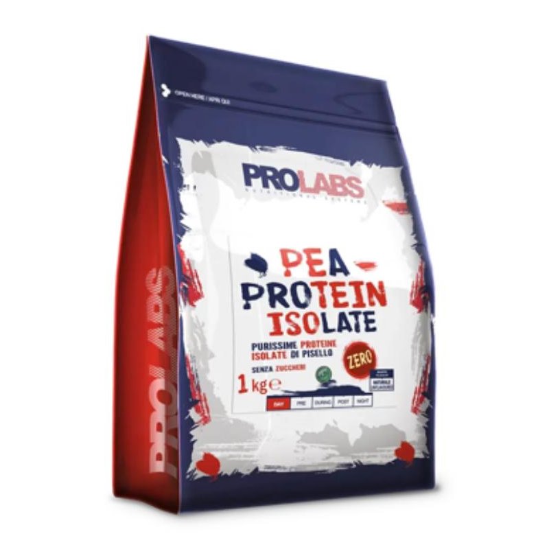Vendita online INTEGRATORE ALIMENTARE PEA PROTEIN ISOLATE 1KG NATURALE costo  20,00 €  spedizione in 24h