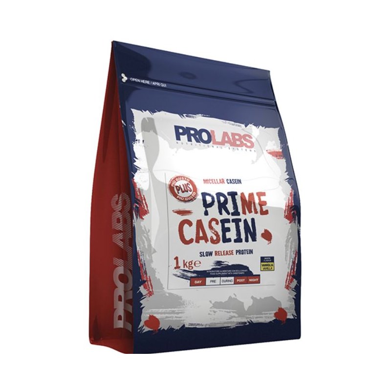 Vendita online INTEGRATORE ALIMENTARE PRIME CASEIN 1KG VANIGLIA costo  30,00 €  spedizione in 24h