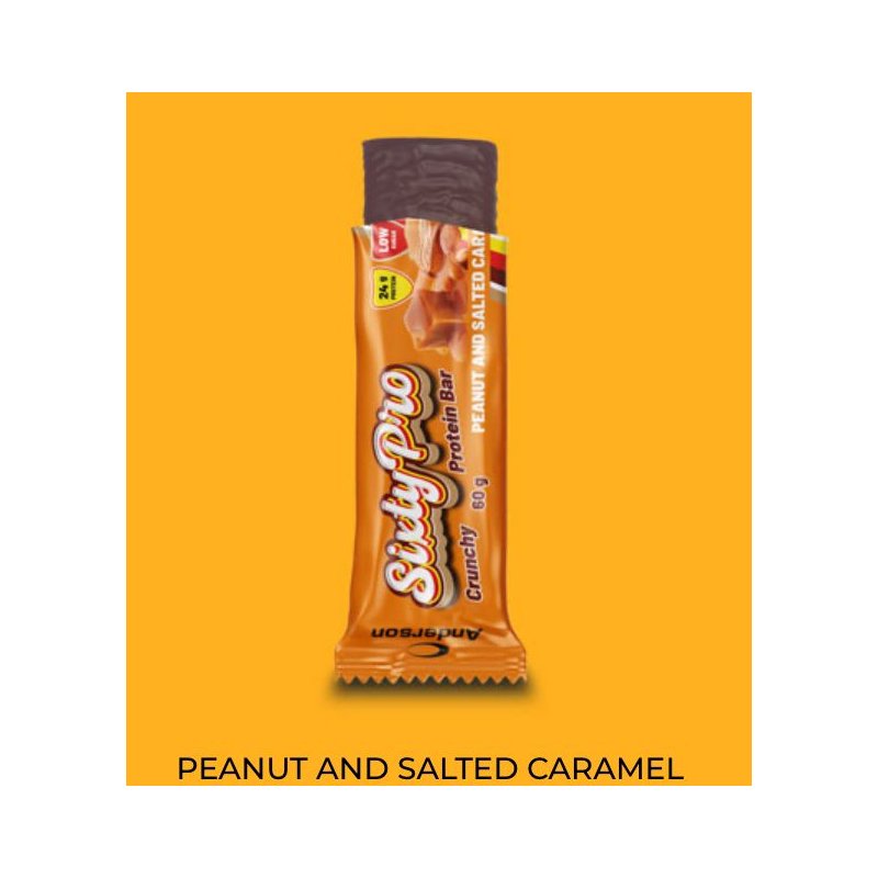 Vendita online INTEGRATORE ALIMENTARE SIKTY PRO 60G PEANUT AND SALTED CARAMEL costo  2,50 €  spedizione in 24h
