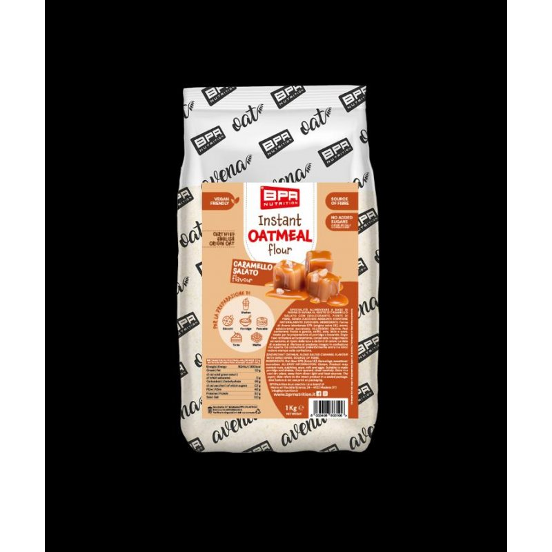 Vendita online INTEGRATORE ALIMENTARE OATMEAL 1KG CARAMELLO SALATO costo  12,00 €  spedizione in 24h