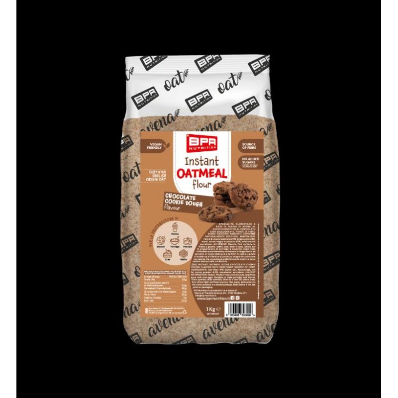 Vendita online INTEGRATORE ALIMENTARE OATMEAL 1KG CHOCOLATE COOKIE DOUGH costo  12,00 €  spedizione in 24h