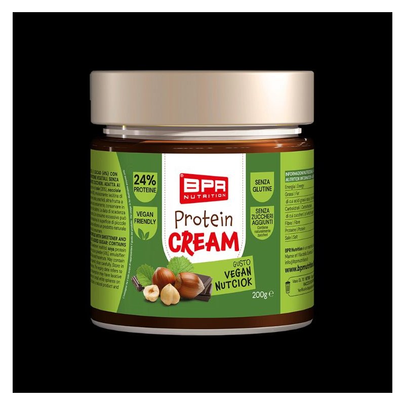 Vendita online INTEGRATORE ALIMENTARE PROTEIN CREAM 200G VEGAN NUTCIOK costo  7,00 €  spedizione in 24h