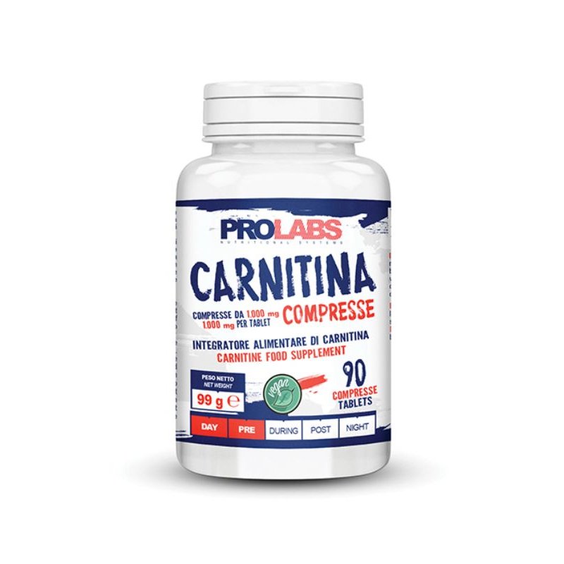Vendita online INTEGRATORE PER LO SPORT CARNITINA 90 COMPRESSE costo  20,00 €  spedizione in 24h