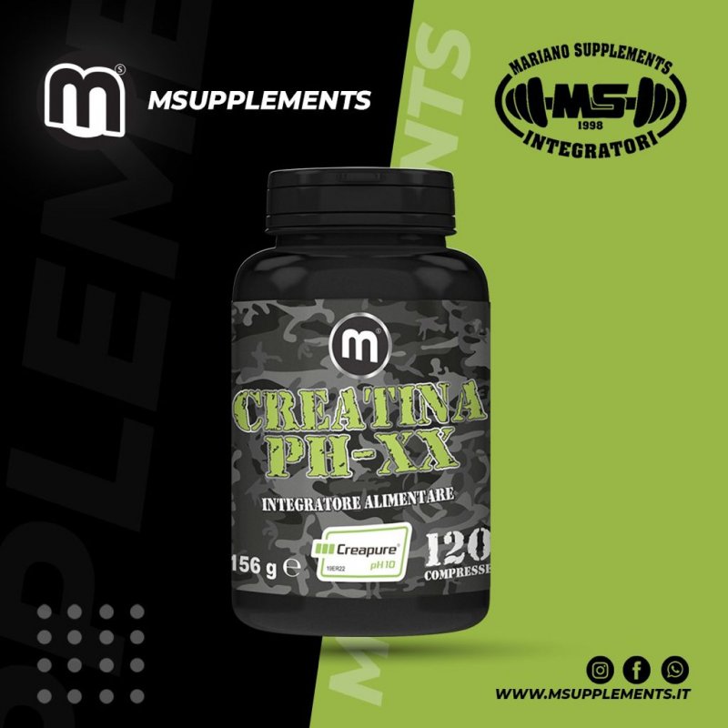 Vendita online INTEGRATORE PER LO SPORT CREATINA PH-XX 210 COMPRESSE costo  40,00 €  spedizione in 24h