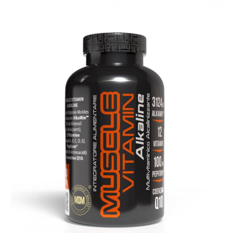 Vendita online INTEGRATORE ALIMENTARE MUSCLE VITAMIN ALKALINE 120 CPR costo  20,00 €  spedizione in 24h