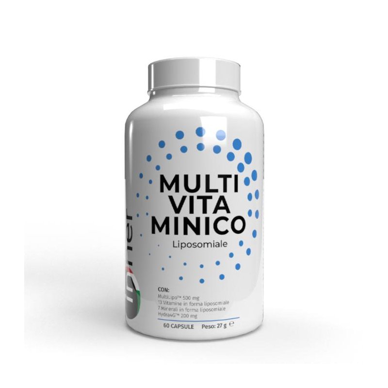 Vendita online INTEGRATORE ALIMENTARE MULTI VITA MINICO LIPOSOMIALE 60 CAPS costo  23,00 €  spedizione in 24h