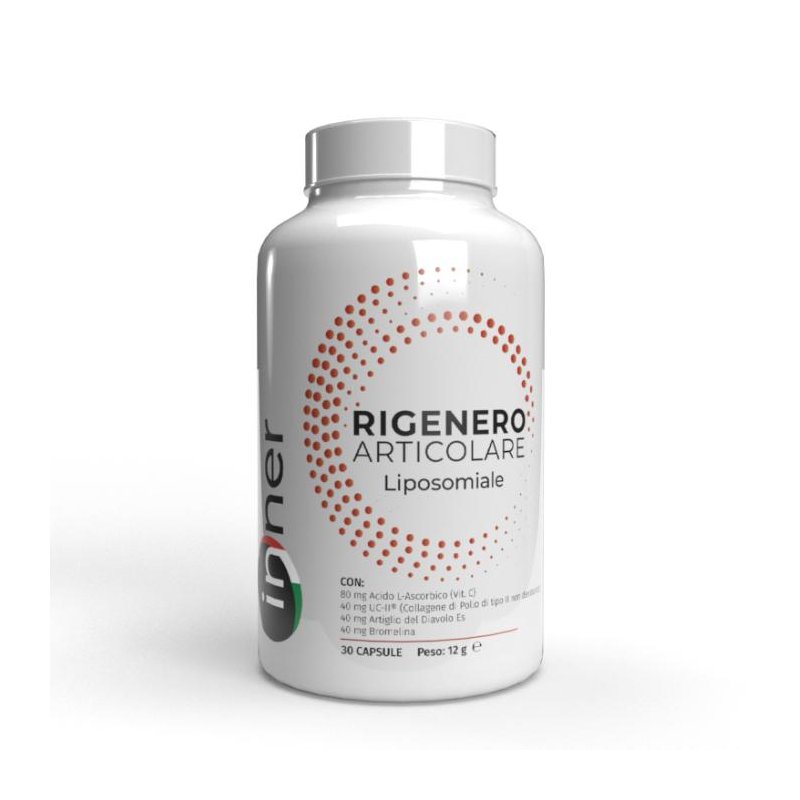Vendita online INTEGRATORE ALIMENTARE RIGENERO ARTICOLARE LIPOSOMIALE 30 CAPS costo  33,00 €  spedizione in 24h