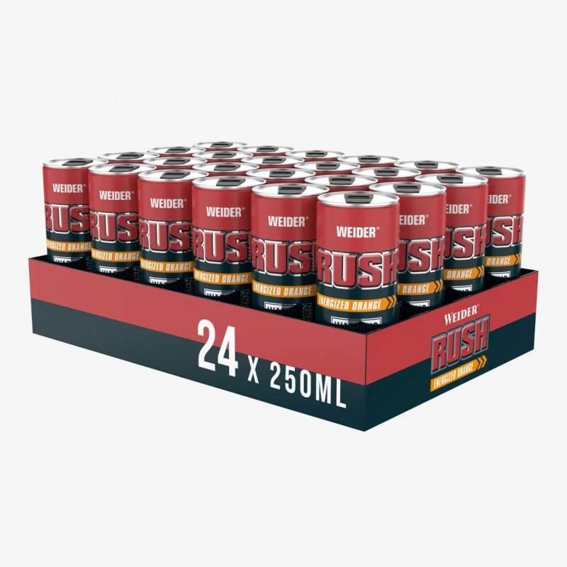 Vendita online BIBITA ENERGETICA RUSH 250ML ORANGE costo  2,50 €  spedizione in 24h