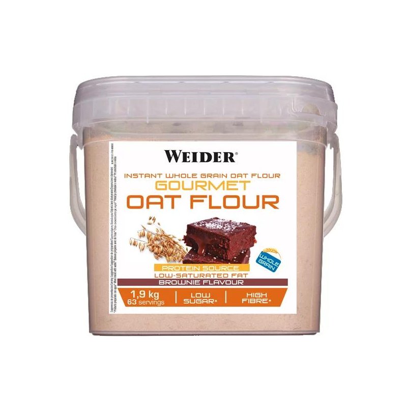 Vendita online INTEGRATORE ALIMENTARE GOURMET OAT FLOUR 1,9KG BROWNIE costo  18,00 €  spedizione in 24h