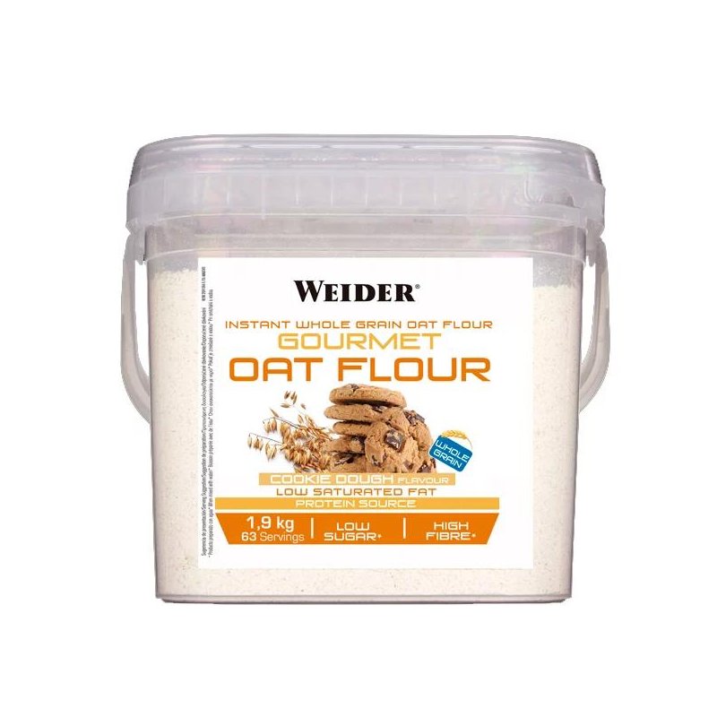 Vendita online INTEGRATORE ALIMENTARE GOURMET OAT FLOUR 1,9KG COOKIE DOUGH costo  18,00 €  spedizione in 24h
