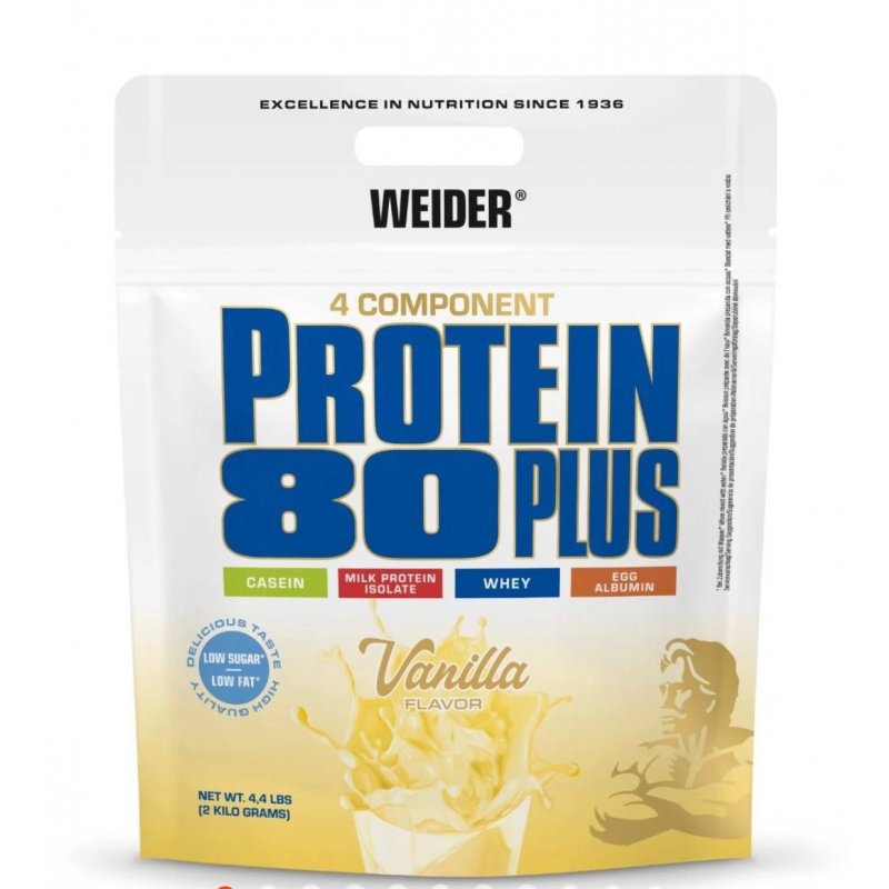 Vendita online INTEGRATORE ALIMENTARE PROTEIN 80 PLUS 500G VANILLA costo  25,00 €  spedizione in 24h