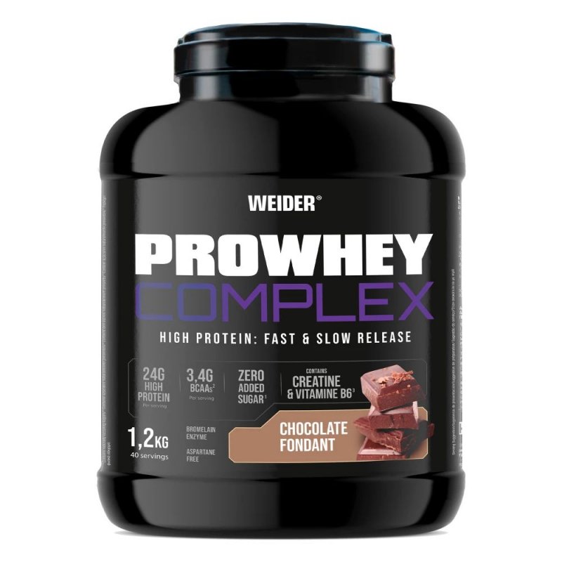 Vendita online INTEGRATORE ALIMENTARE PROWHEY COMPLEX 1,2KG CHOCOLATE costo  45,00 €  spedizione in 24h