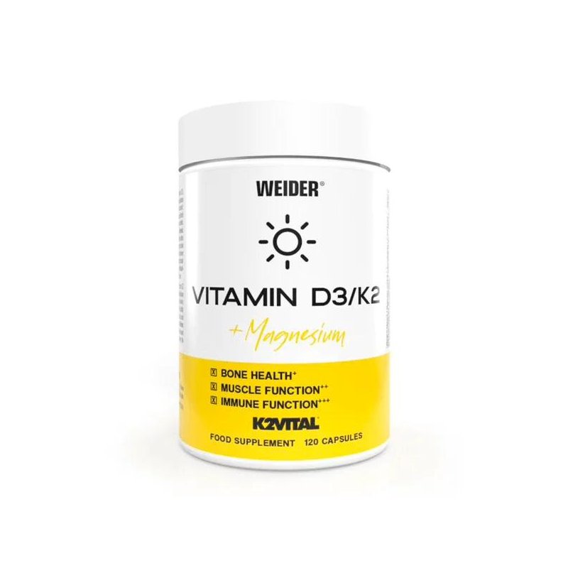 Vendita online INTEGRATORE ALIMENTARE VITAMIN D3/K2 120 CAPS costo  20,00 €  spedizione in 24h