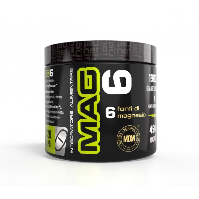 Vendita online INTEGRATORE ALIMENTARE MAG 6 120 CPR costo  17,00 €  spedizione in 24h