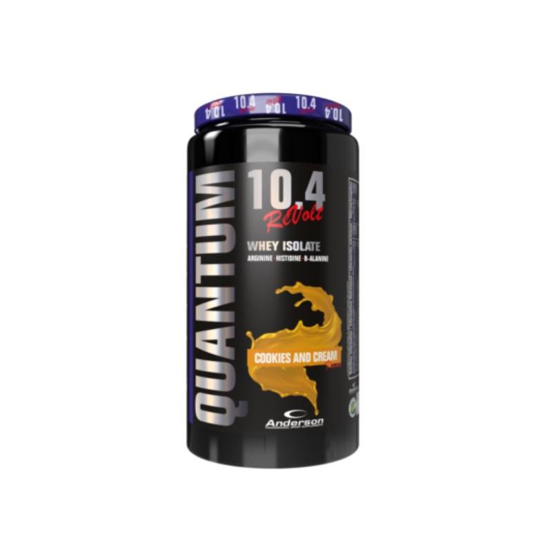 Vendita online INTEGRATORE ALIMENTARE QUANTUM 10.4 ISOLATE 800G COOKIES AND CREAM costo  45,00 €  spedizione in 24h