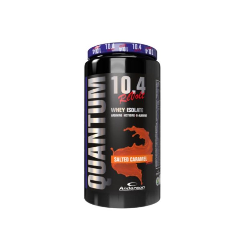 Vendita online INTEGRATORE ALIMENTARE QUANTUM 10.4 ISOLATE 800G SALTED CARAMEL costo  45,00 €  spedizione in 24h