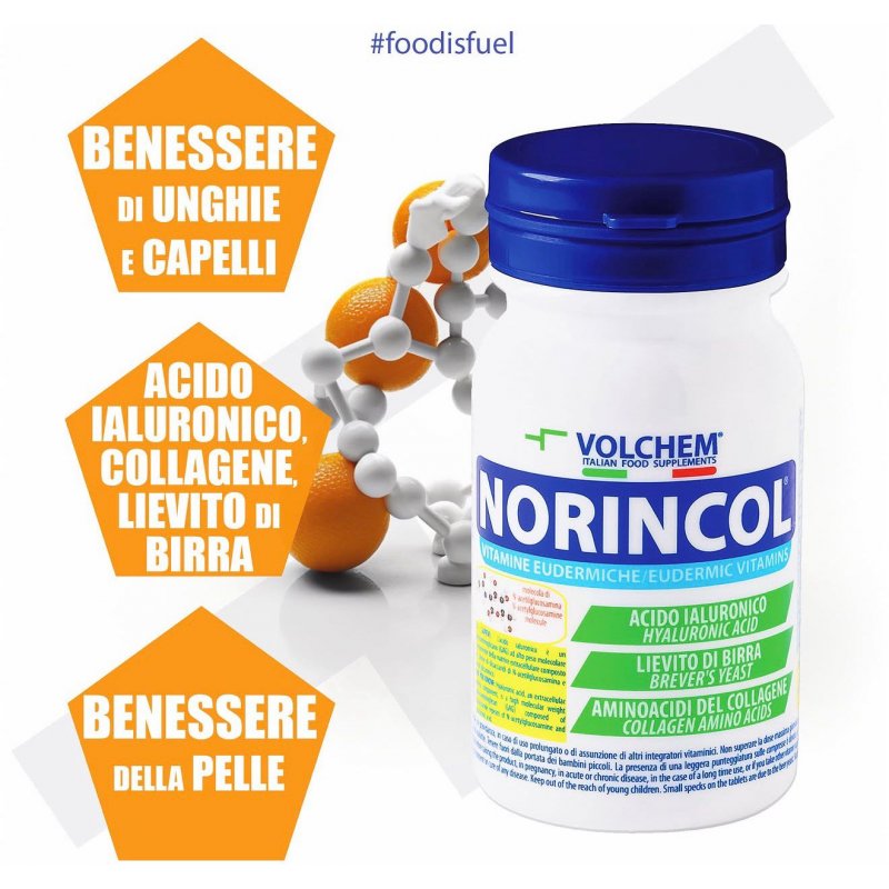 Vendita online INTEGRATORE ALIMENTARE NORINCOL 80 COMPRESSE costo  26,99 €  spedizione in 24h
