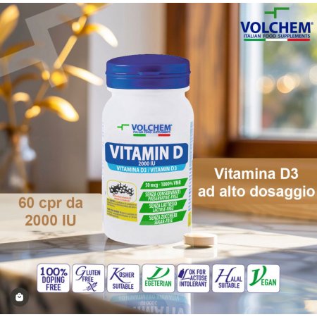 VITAMIN D 2000IU 60 COMPRESSE