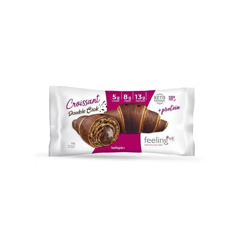Vendita online KETO CROISSANT 50G  DOUBLE CIOK costo  2,50 €  spedizione in 24h