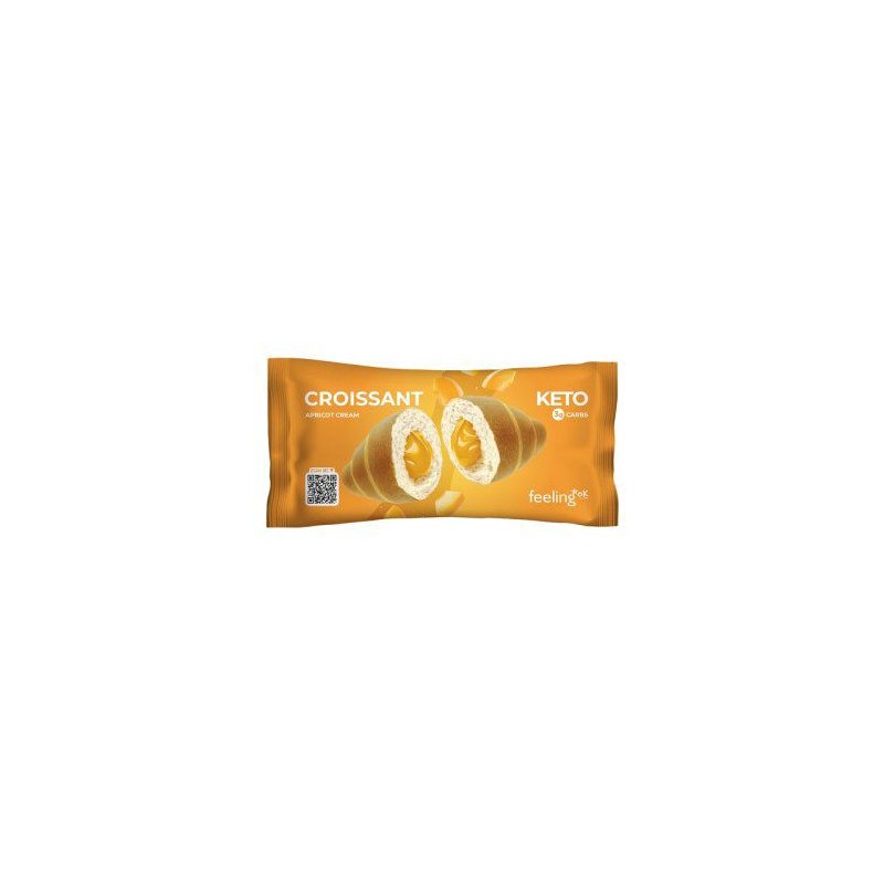 Vendita online KETO CROISSANT 50G APRICOT CREAM costo  2,50 €  spedizione in 24h