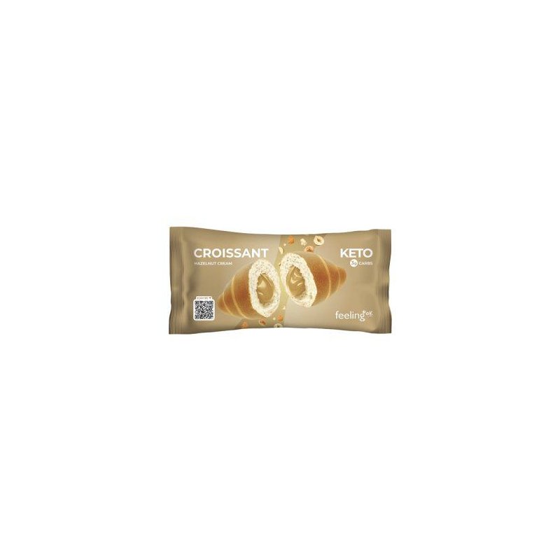 Vendita online KETO CROISSANT 50G HAZELNUT CREAM costo  2,50 €  spedizione in 24h