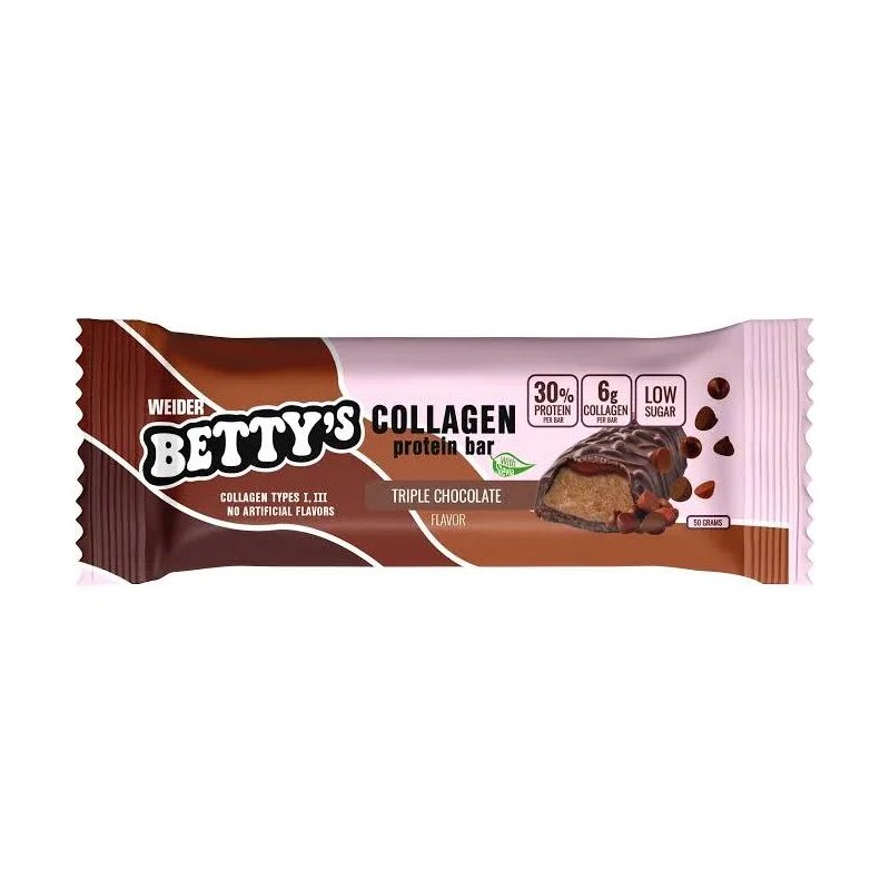 Vendita online INTEGRATORE ALIMENTARE BETTY'S COLLAGEN 50G TRIPLE CHOCOLATE costo  2,50 €  spedizione in 24h