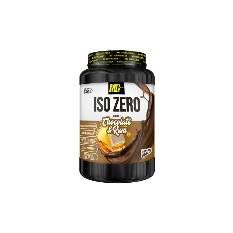 Vendita online INTEGRATORE ALIMENTARE ISO ZERO 908G CHOCOLATE & RUM costo  45,00 €  spedizione in 24h