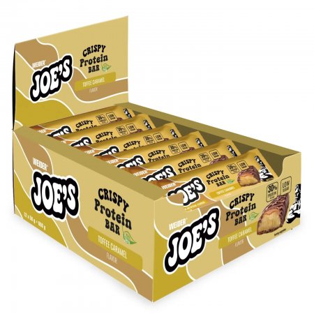 JOE'S CRISPY PROTEIN BAR 50G TOFFE CARAMEL