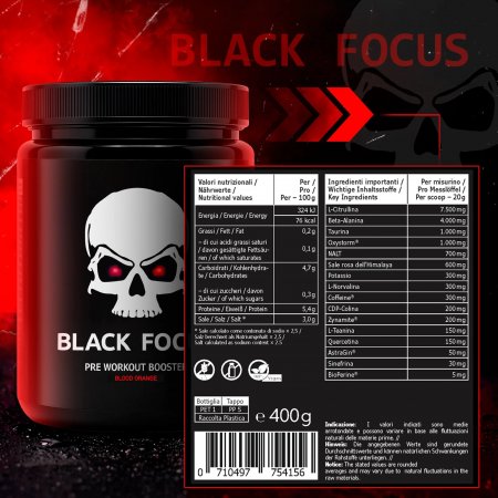 BLACK FOCUS PRO 3.0 400G BLUE RASPBERRY