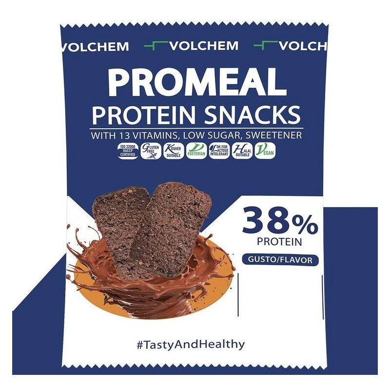 Vendita online INTEGRATORE ALIMENTARE PROMEAL SNACKS 37,5G CACAO costo  2,50 €  spedizione in 24h