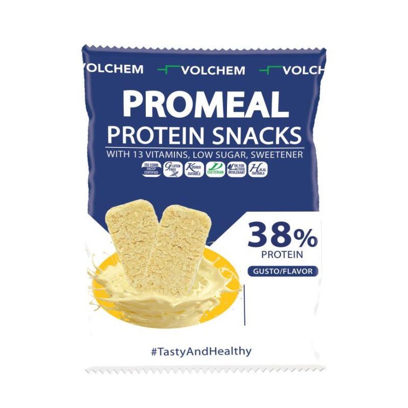 Vendita online INTEGRATORE ALIMENTARE PROMEAL SNACKS 37,5G PIATACCHIO costo  2,50 €  spedizione in 24h