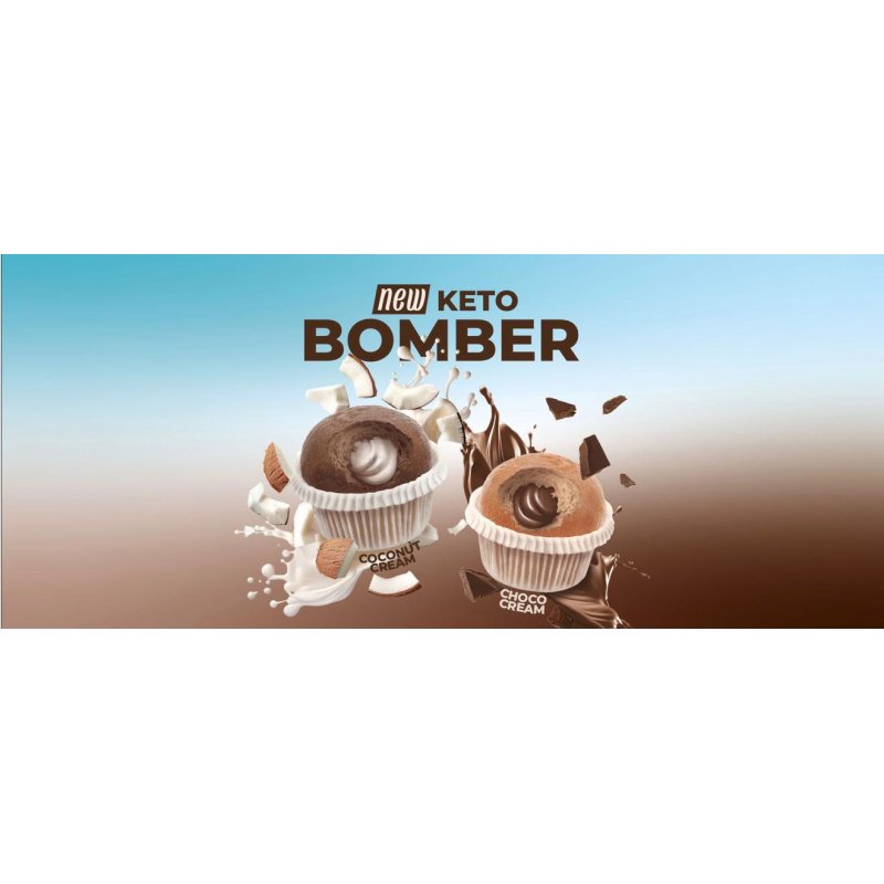 Vendita online KETO BOMBER KETO 50G CHOCO CREAM costo  2,50 €  spedizione in 24h