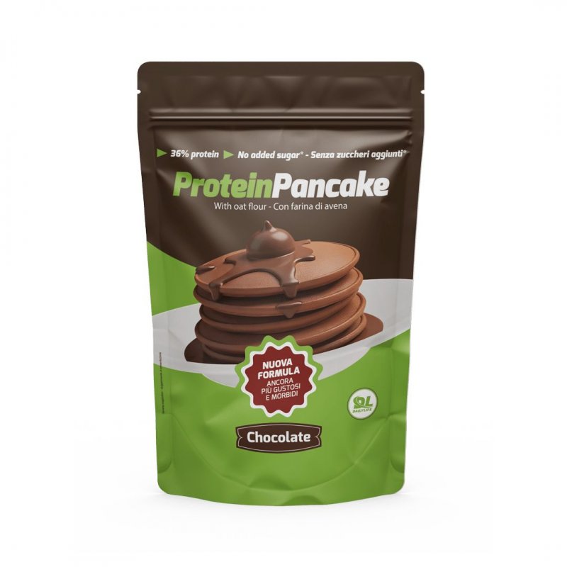Vendita online INTEGRATORE ALIMENTARE PROTEIN PANCAKE 500G CHOCOLATE costo  18,00 €  spedizione in 24h