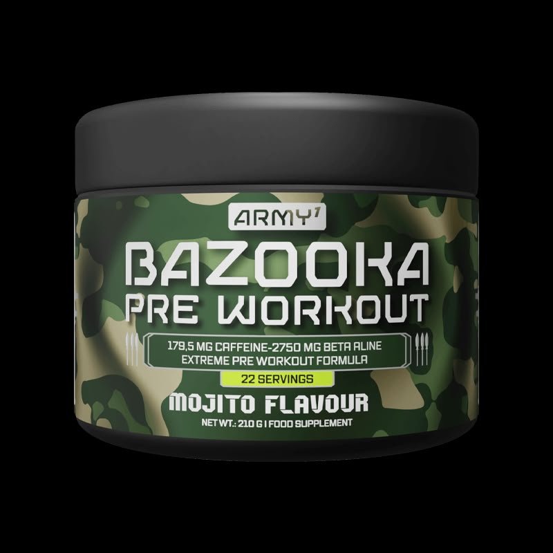 Vendita online INTEGRATORE PER LO SPORT BAZOOKA PRE WORKOUT 380G MOJITO costo  35,00 €  spedizione in 24h