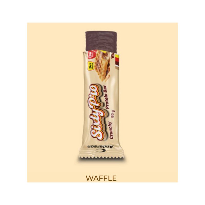 Vendita online INTEGRATORE ALIMENTARE SIKTY PRO 60G WAFFLE costo  2,50 €  spedizione in 24h