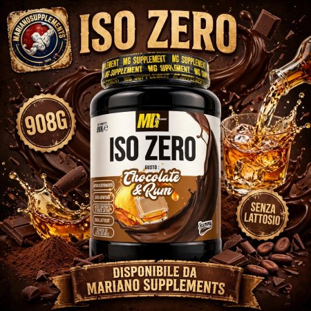 ISO ZERO 908G CHOCOLATE & RUM
