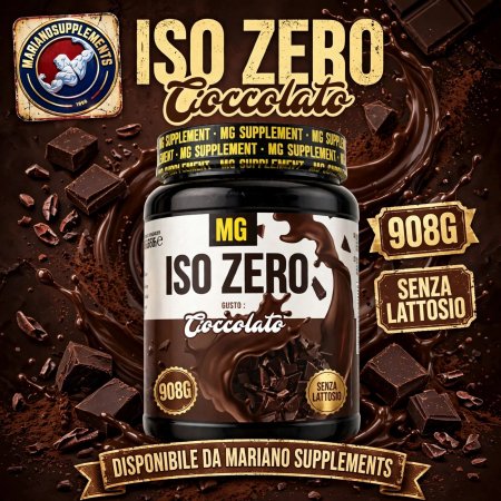 ISO ZERO 908G CIOCCOLATO