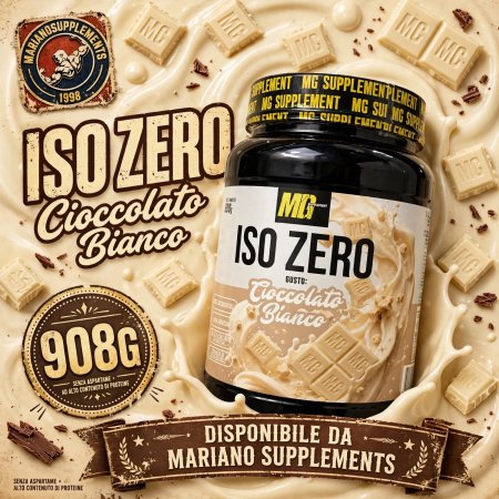 ISO ZERO 908G CIOCCOLATO BIANCO