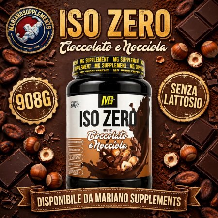 ISO ZERO 908G CIOCCOLATO E NOCCIOLA